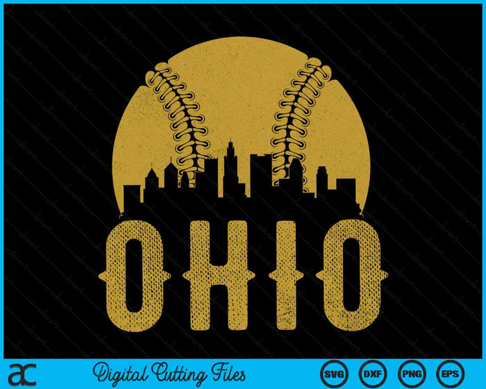 Ohio Baseball Fan SVG PNG Cutting Printable Files Ohio Baseball Fan SVG PNG Cutting Printable Files