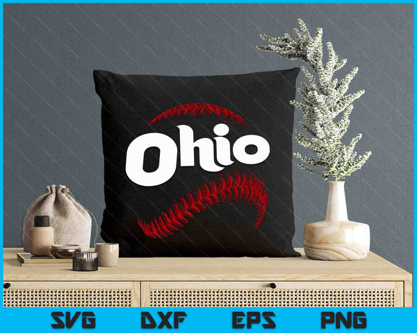 Ohio Baseball Lovers Vintage Baseball Lovers Fans SVG PNG Digital Printable Files