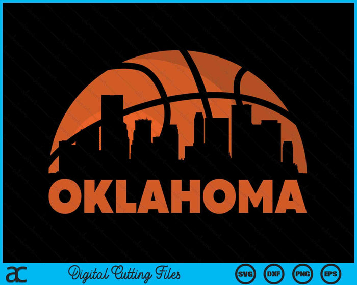 Oklahoma City Skyline Atlanta Basketball SVG PNG Digital Cutting Files Oklahoma City Skyline Atlanta Basketball SVG PNG Digital Cutting Files