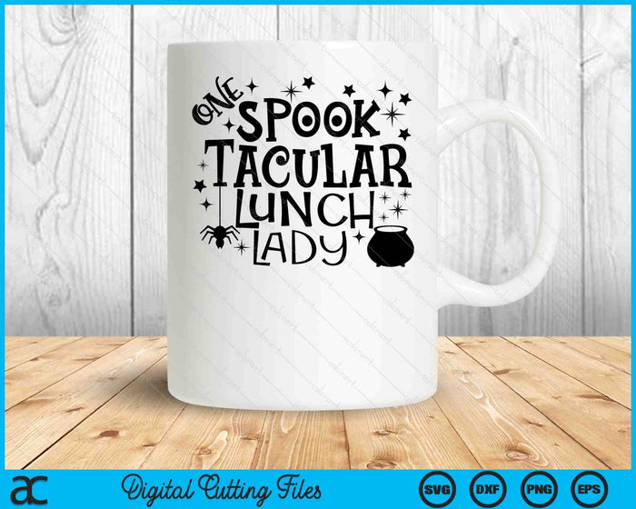 Un almuerzo espeluznante Lady Halloween SVG PNG cortando archivos imprimibles Un almuerzo espeluznante Lady Halloween SVG PNG cortando archivos imprimibles