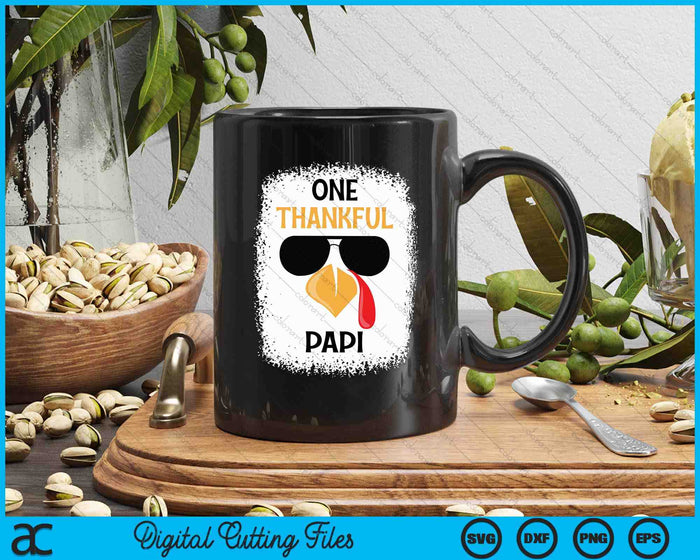One Thankful Papi Thanksgiving SVG PNG Digital Cutting File One Thankful Papi Thanksgiving SVG PNG Digital Cutting File