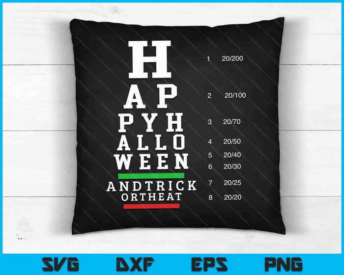 Optometrist Halloween Eye Chart Optometry Eye Doctor SVG PNG Digital Cutting Files Optometrist Halloween Eye Chart Optometry Eye Doctor SVG PNG Digital Cutting Files