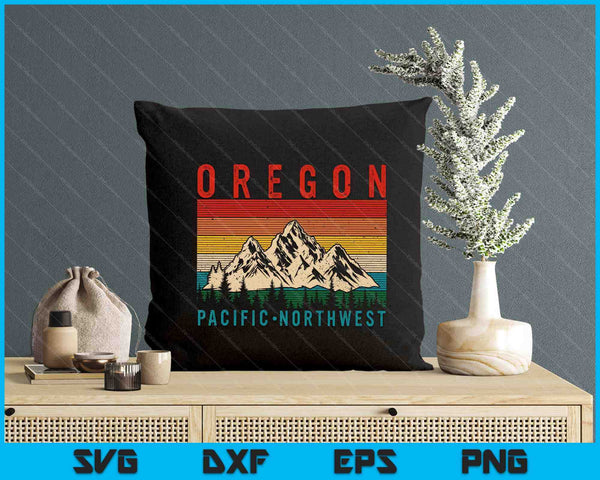 Oregon Pnw Vintage Usa America Souvenir SVG PNG Digital Printable Files