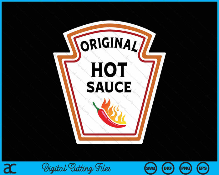 Original Hot Sauce Funny Group Condiments Halloween Costume SVG PNG Digital Cutting File Original Hot Sauce Funny Group Condiments Halloween Costume SVG PNG Digital Cutting File