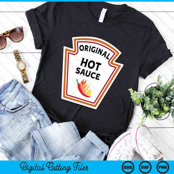 Original Hot Sauce Funny Group Condiments Halloween Costume SVG PNG Digital Cutting File Original Hot Sauce Funny Group Condiments Halloween Costume SVG PNG Digital Cutting File