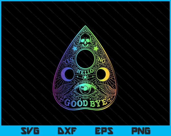 Ouija Board Planchette Gothic Paranormal Halloween SVG PNG Digital Cutting Files Ouija Board Planchette Gothic Paranormal Halloween SVG PNG Digital Cutting Files
