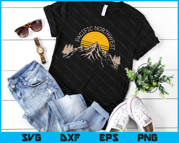 Pacific Northwest Pnw Oregon Washington Usa America Souvenir SVG PNG Digital Printable Files