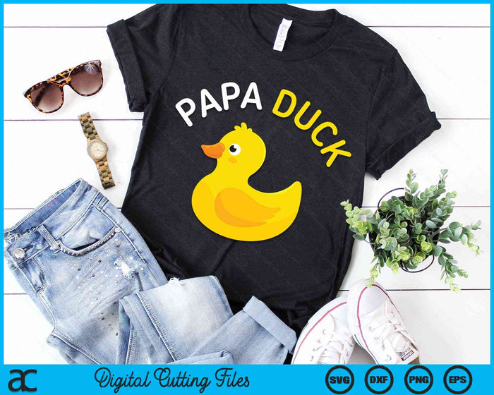 Papa Duck Rubber Duck Papa SVG PNG Digital Cutting File Papa Duck Rubber Duck Papa SVG PNG Digital Cutting File