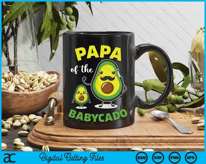 Papa Of The Babycado Avocado Family Matching SVG PNG Digital Printable Files