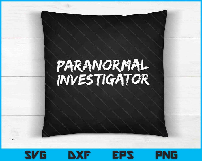 Investigador Paranormal Caza Fantasma EVP Halloween SVG PNG Cortando Archivos Imprimibles Investigador Paranormal Caza Fantasma EVP Halloween SVG PNG Cortando Archivos Imprimibles