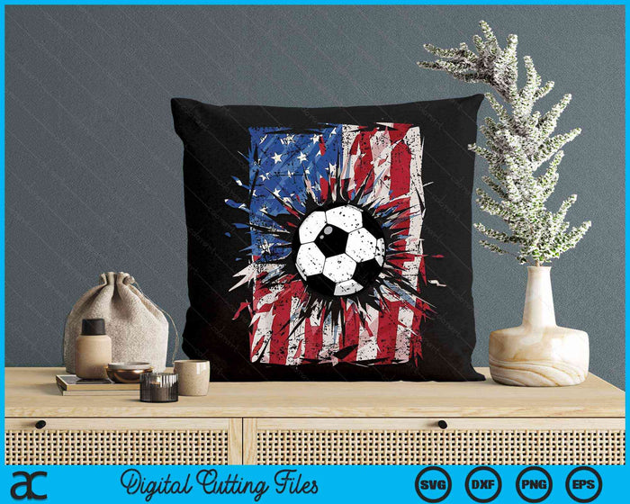 Patriotic Football 4th Of July USA American Flag SVG PNG Digital Cutting Files Patriotic Football 4th Of July USA American Flag SVG PNG Digital Cutting Files