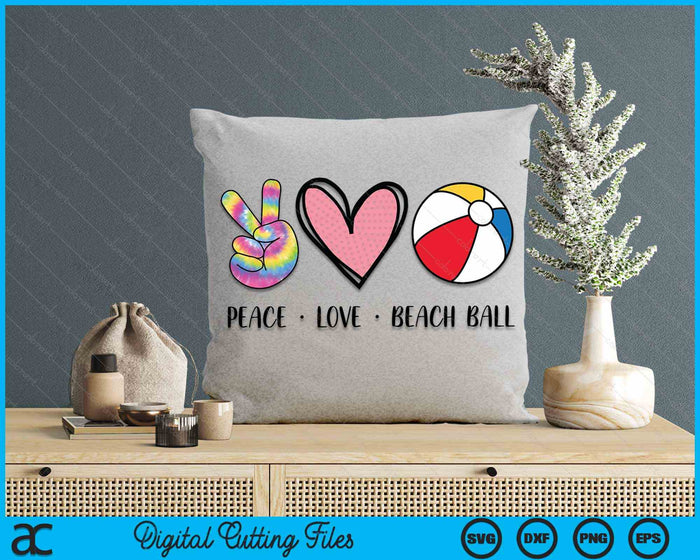 Peace Love Beach Ball Heart For Women Teens Tween Girls SVG PNG Digital Cutting File Peace Love Beach Ball Heart For Women Teens Tween Girls SVG PNG Digital Cutting File