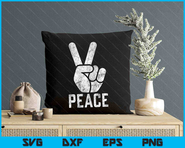 Peace Sign Shirt Women Men Kids Vintage 60s 70s Hippie SVG PNG Digital Printable Files