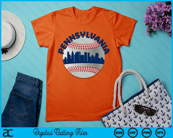 Pennsylvania Baseball Team Fans of Space City SVG PNG Cutting Printable Files
