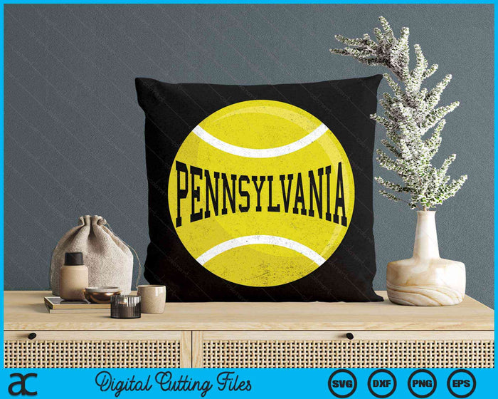 Pennsylvania Tennis Fan SVG PNG Digital Cutting Files Pennsylvania Tennis Fan SVG PNG Digital Cutting Files