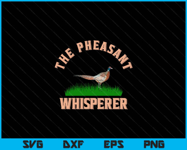 Pheasant Retro Vintage Bird Hunting Hunter SVG PNG Digital Cutting Files
