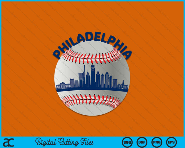 Philadelphia Baseball Team Fans of Space City SVG PNG Cutting Printable Files