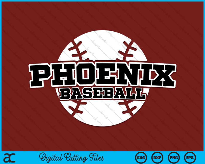 Phoenix Baseball Block Font SVG PNG Digital Cutting Files Phoenix Baseball Block Font SVG PNG Digital Cutting Files