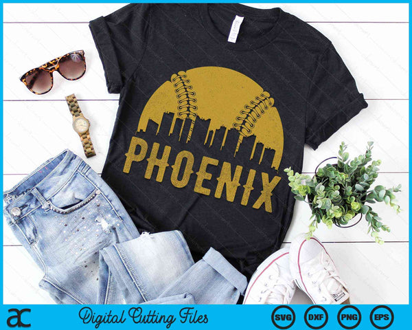 Phoenix Baseball Fan SVG PNG Cutting Printable Files