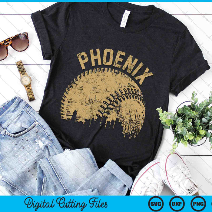Phoenix Baseball Skyline Player Coach Fan SVG PNG Digital Printable Files Phoenix Baseball Skyline Player Coach Fan SVG PNG Digital Printable Files
