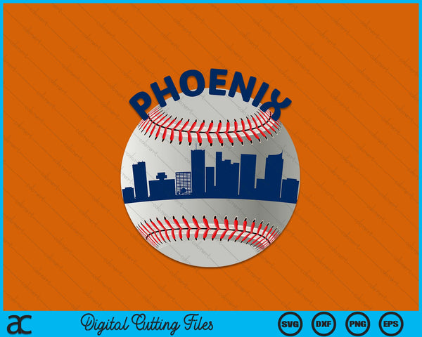 Phoenix Baseball Team Fans of Space City SVG PNG Cutting Printable Files