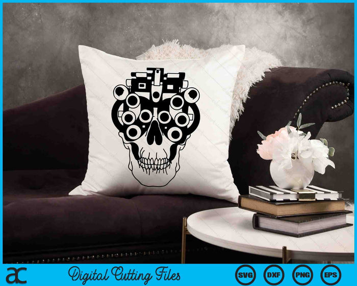 Phoropter Skeleton Optometrist Optician Halloween SVG PNG Digital Cutting Files Phoropter Skeleton Optometrist Optician Halloween SVG PNG Digital Cutting Files