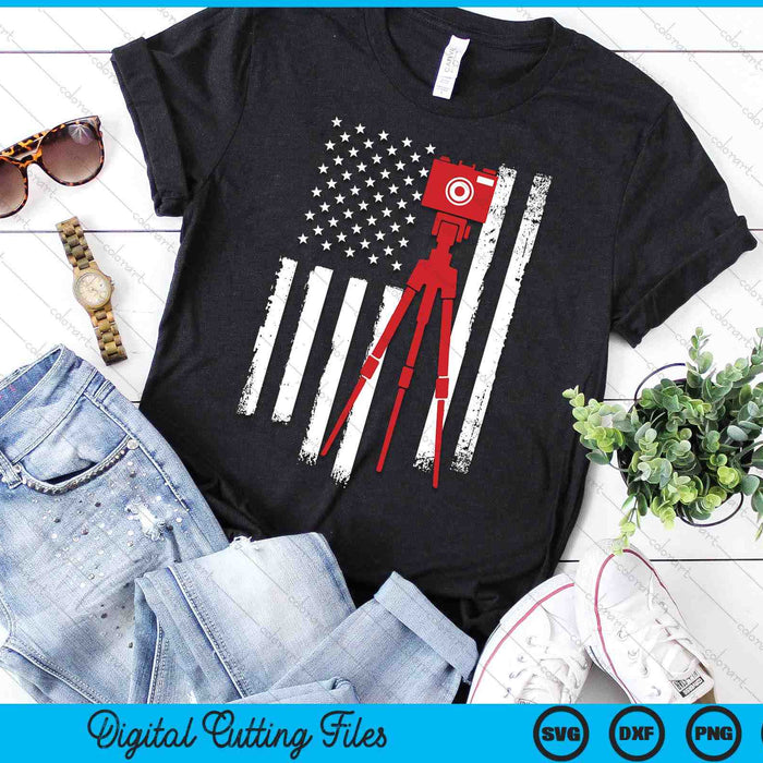 Photographer Gift - Distressed American Flag Photographer SVG PNG Digital Printable Files Photographer Gift - Distressed American Flag Photographer SVG PNG Digital Printable Files