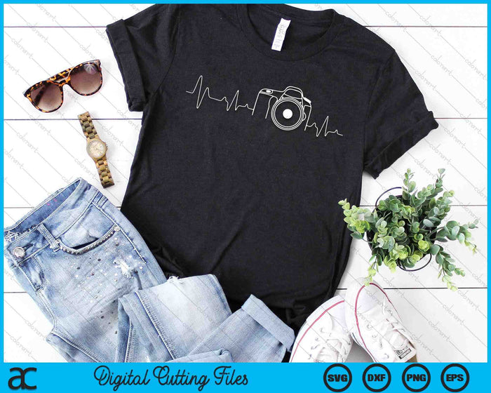 Photographer Gift Idea Heart Beat Photography Camera SVG PNG Digital Printable Files Photographer Gift Idea Heart Beat Photography Camera SVG PNG Digital Printable Files