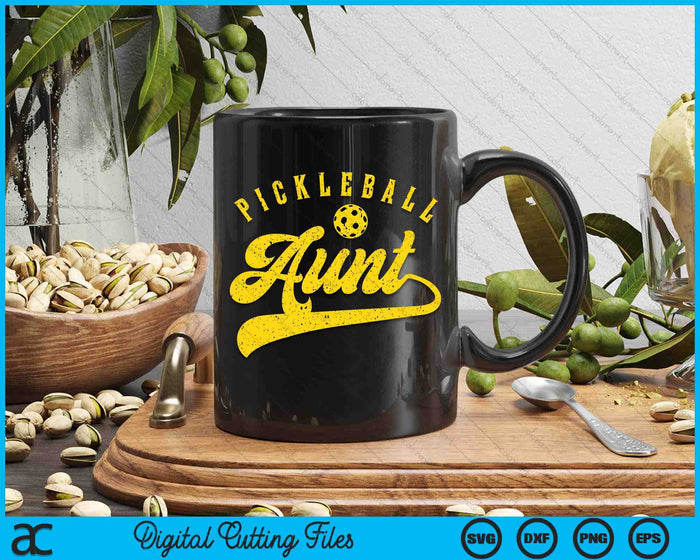 Pickleball Aunt SVG PNG Digital Cutting File Pickleball Aunt SVG PNG Digital Cutting File