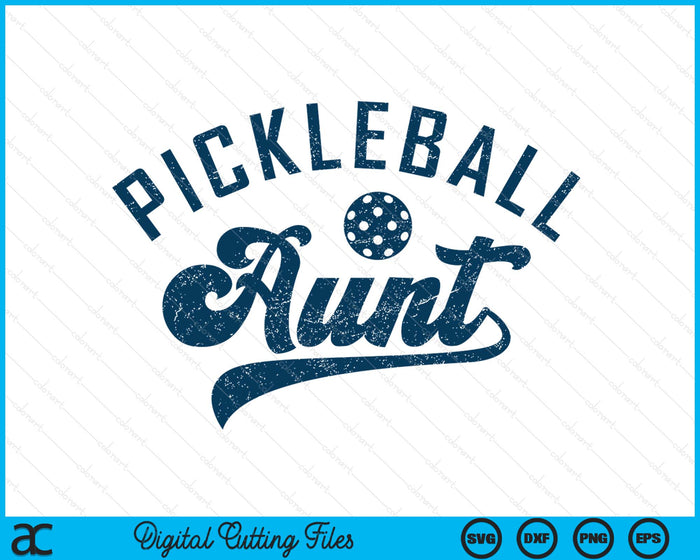 Pickleball Aunt Mother's Day SVG PNG Digital Printable Files Pickleball Aunt Mother's Day SVG PNG Digital Printable Files