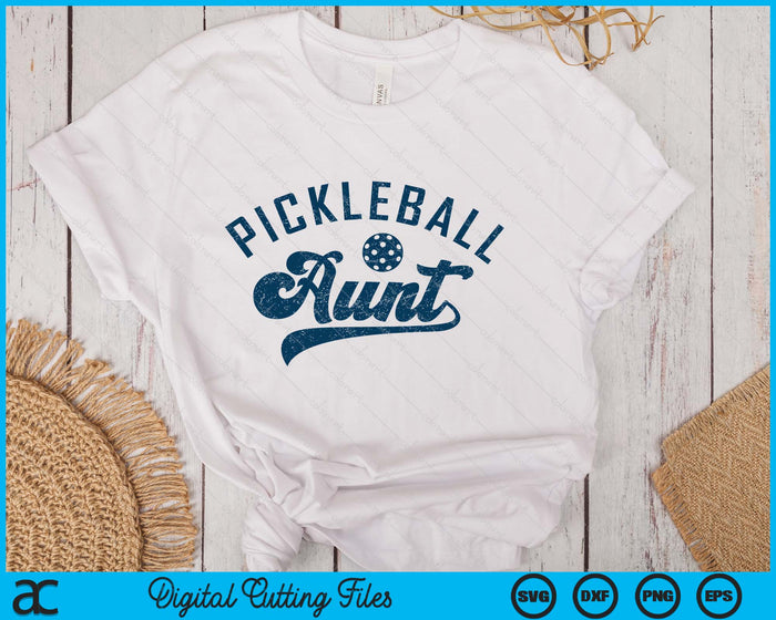 Pickleball Aunt Mother's Day SVG PNG Digital Printable Files Pickleball Aunt Mother's Day SVG PNG Digital Printable Files