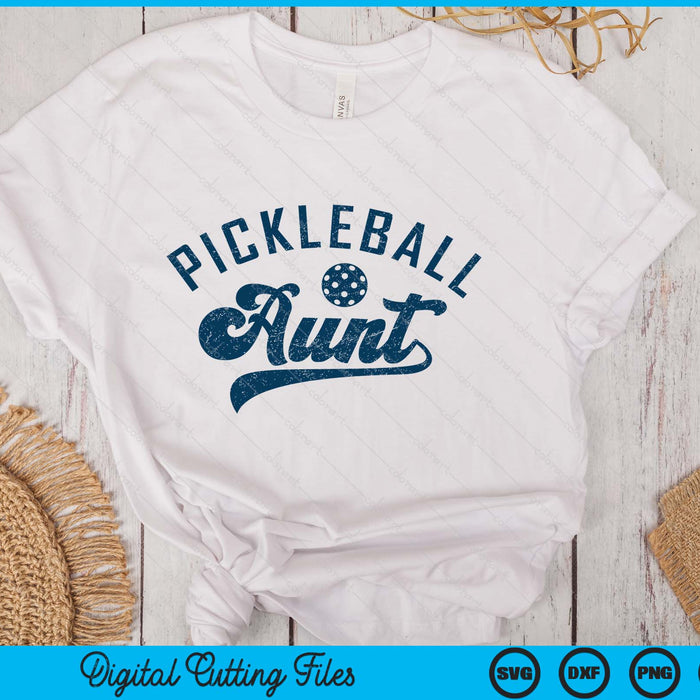 Pickleball Aunt Mother's Day SVG PNG Digital Printable Files Pickleball Aunt Mother's Day SVG PNG Digital Printable Files