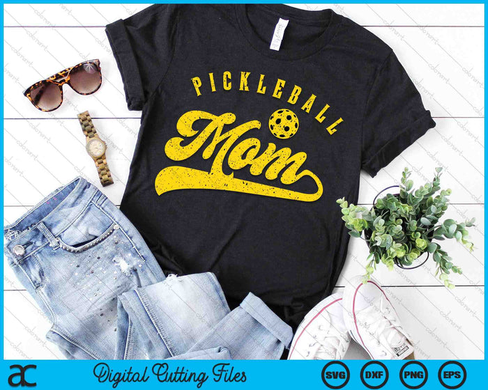Pickleball Mom SVG PNG Digital Cutting File Pickleball Mom SVG PNG Digital Cutting File