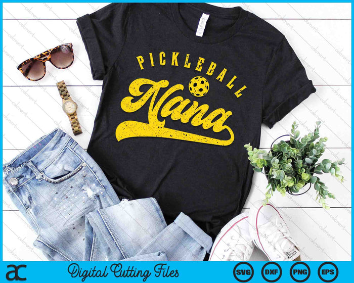 Pickleball Nana SVG PNG Digital Cutting File Pickleball Nana SVG PNG Digital Cutting File