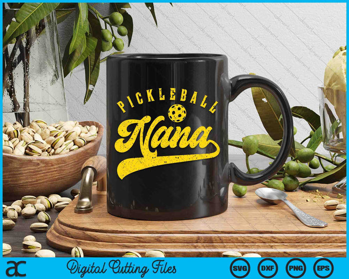 Pickleball Nana SVG PNG Digital Cutting File Pickleball Nana SVG PNG Digital Cutting File