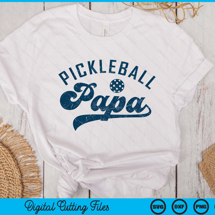Pickleball Papa Daddy Father's Day SVG PNG Digital Printable Files Pickleball Papa Daddy Father's Day SVG PNG Digital Printable Files