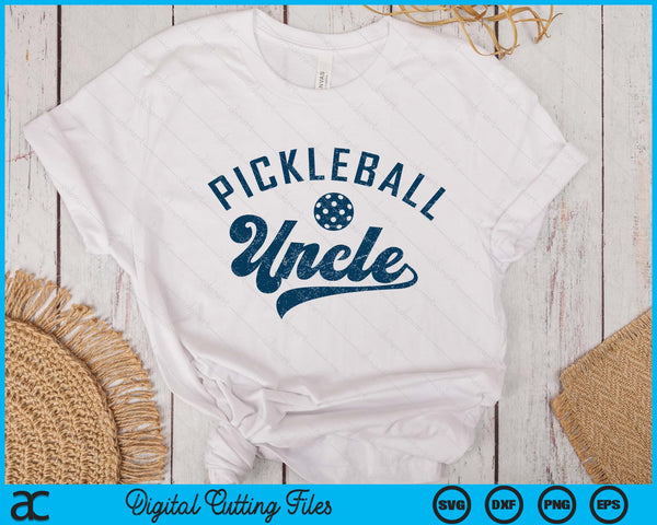 Pickleball Uncle Gifts Father's Day SVG PNG Digital Printable Files