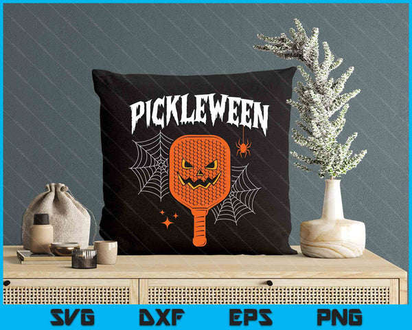 Pickleween Halloween Pickleball Players SVG PNG Digital Printable Files