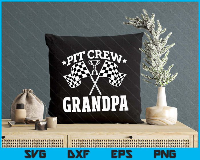 Pit Crew Grandpa Race Car Birthday Party Racing SVG PNG Digital Printable Files Pit Crew Grandpa Race Car Birthday Party Racing SVG PNG Digital Printable Files