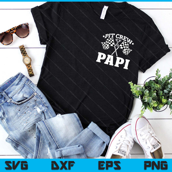Pit Crew Papi Race Car Birthday Party Racing SVG PNG Digital Cutting Files Pit Crew Papi Race Car Birthday Party Racing SVG PNG Digital Cutting Files