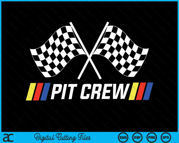 Pit Crew Race Car Parties SVG PNG Digital Cutting Files Pit Crew Race Car Parties SVG PNG Digital Cutting Files