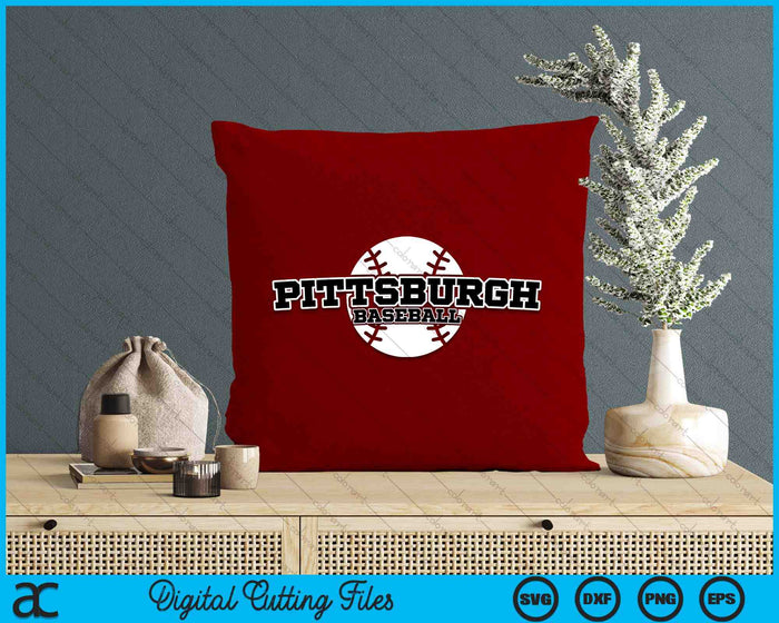 Pittsburgh Baseball Block Font SVG PNG Digital Cutting Files Pittsburgh Baseball Block Font SVG PNG Digital Cutting Files