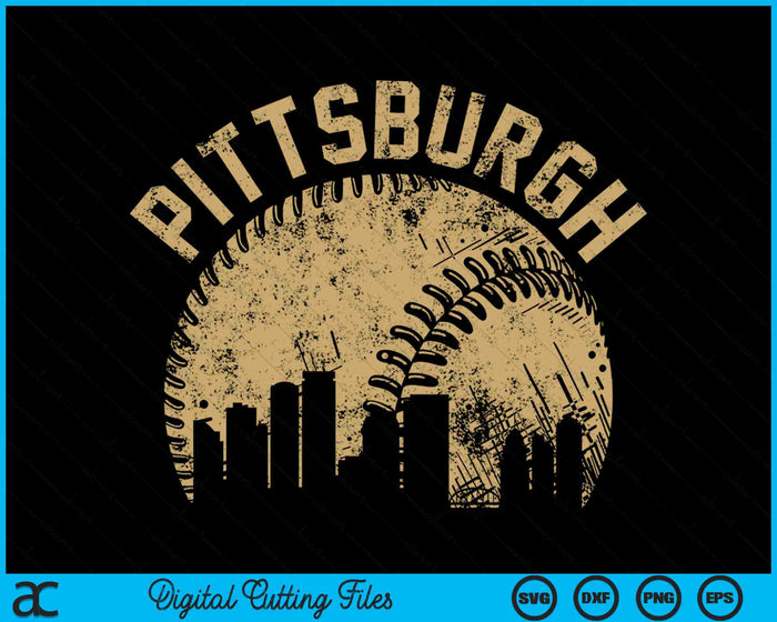 Pittsburgh Baseball Skyline Player Coach Fan SVG PNG Digital Printable Files Pittsburgh Baseball Skyline Player Coach Fan SVG PNG Digital Printable Files