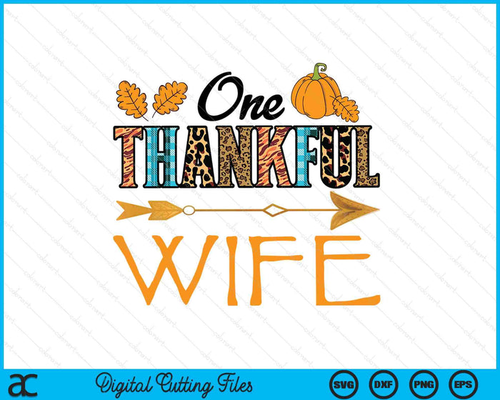 Plaid Leopard One Thankful Wife Thanksgiving Fall SVG PNG Digital Printable Files Plaid Leopard One Thankful Wife Thanksgiving Fall SVG PNG Digital Printable Files
