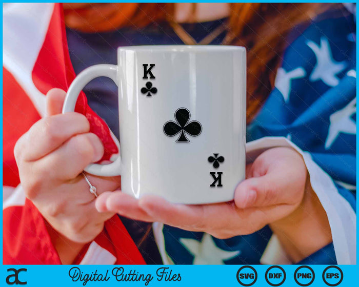 Playing Card Cross King Poker Card Game Carnival Costume SVG PNG Digital Cutting Files