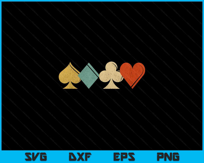 Playing Cards Spade Heart Diamond Club Casino Gift SVG PNG Digital Printable Files Playing Cards Spade Heart Diamond Club Casino Gift SVG PNG Digital Printable Files