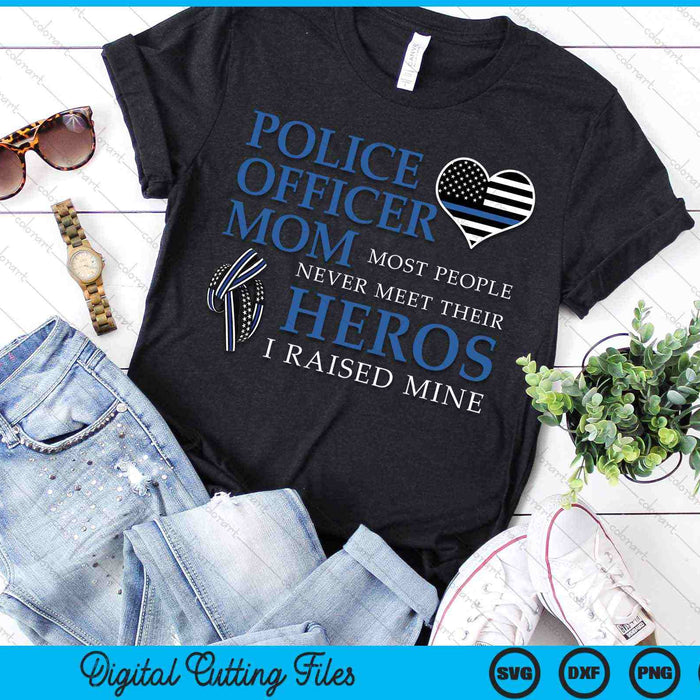 Police Officer Mom Thin Blue Line Family SVG PNG Digital Cutting Files Police Officer Mom Thin Blue Line Family SVG PNG Digital Cutting Files