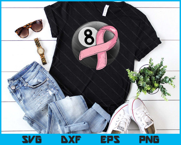 Pool Ball Pink Ribbon Breast Cancer Awareness Sport Lover SVG PNG Digital Cutting Files Pool Ball Pink Ribbon Breast Cancer Awareness Sport Lover SVG PNG Digital Cutting Files