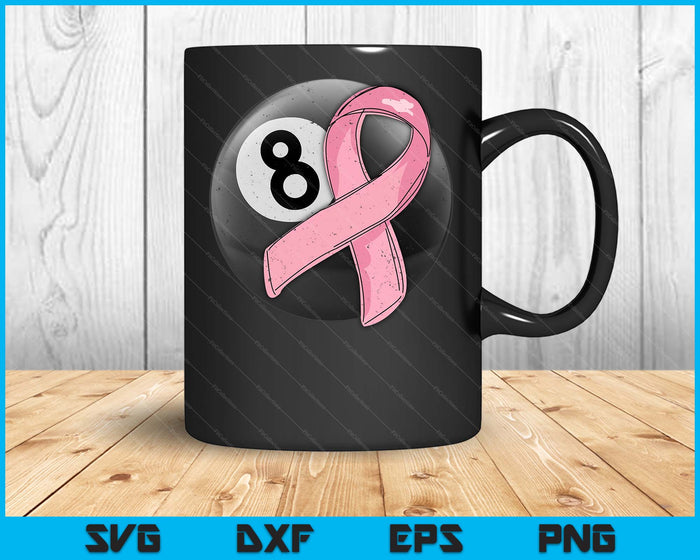 Pool Ball Pink Ribbon Breast Cancer Awareness Sport Lover SVG PNG Digital Cutting Files Pool Ball Pink Ribbon Breast Cancer Awareness Sport Lover SVG PNG Digital Cutting Files