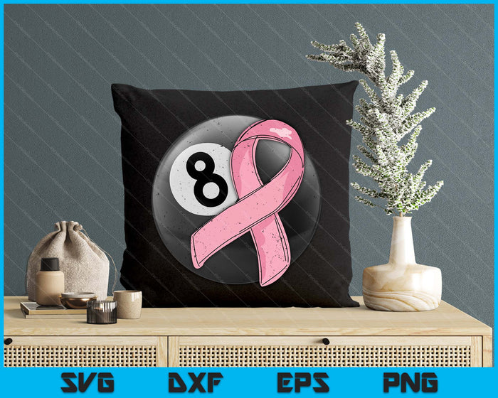 Pool Ball Pink Ribbon Breast Cancer Awareness Sport Lover SVG PNG Digital Cutting Files Pool Ball Pink Ribbon Breast Cancer Awareness Sport Lover SVG PNG Digital Cutting Files